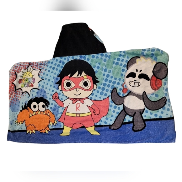 Ryans World Hooded Bath Towel Multicolor - Picture 1 of 2